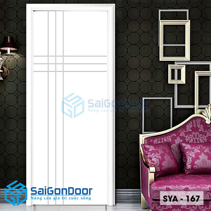Cửa nhựa Sung yu SYA-167 1 cua nhua sungyu mau cu SYA 167
