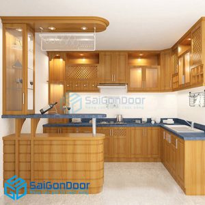 Nội thất phòng bếp có quày bar