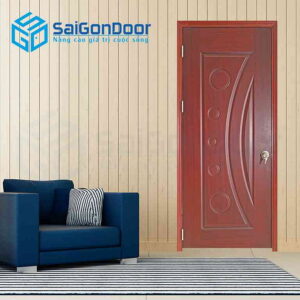 Cửa Gỗ HDF Veneer 1K xoan dap