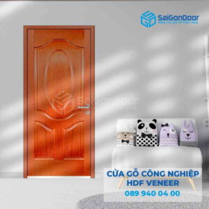 Cửa Gỗ HDF Veneer 3A xoan dao 2