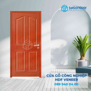 Cửa Gỗ HDF Veneer 4A xoa dao