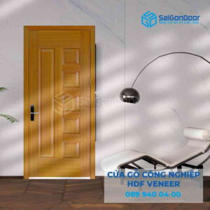 Cửa Gỗ HDF Veneer 6B sapele 6