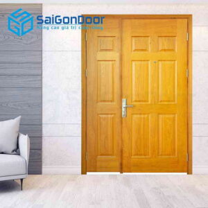 Cửa Gỗ HDF Veneer 9A ash me bong con canh lon canh nho