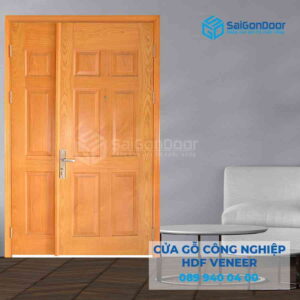 Cửa Gỗ HDF Veneer 9A oak soi
