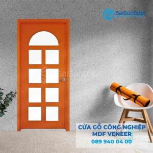 Cửa Gỗ MDF Veneer P1G9 cam
