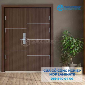 Cửa Gỗ Công Nghiệp MDF Laminate 2P1R51