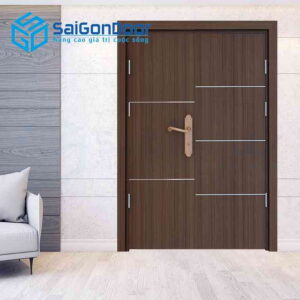 Cửa Gỗ Công Nghiệp MDF Laminate 2P1R52