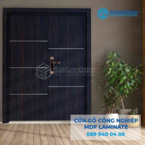 Cửa Gỗ Công Nghiệp MDF Laminate 2P1R5s