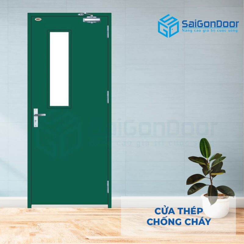 Tổng hợp những mẫu cửa thép chống cháy hiện đang rất được ưa chuộng và đẹp mắt tại SaiGonDoor