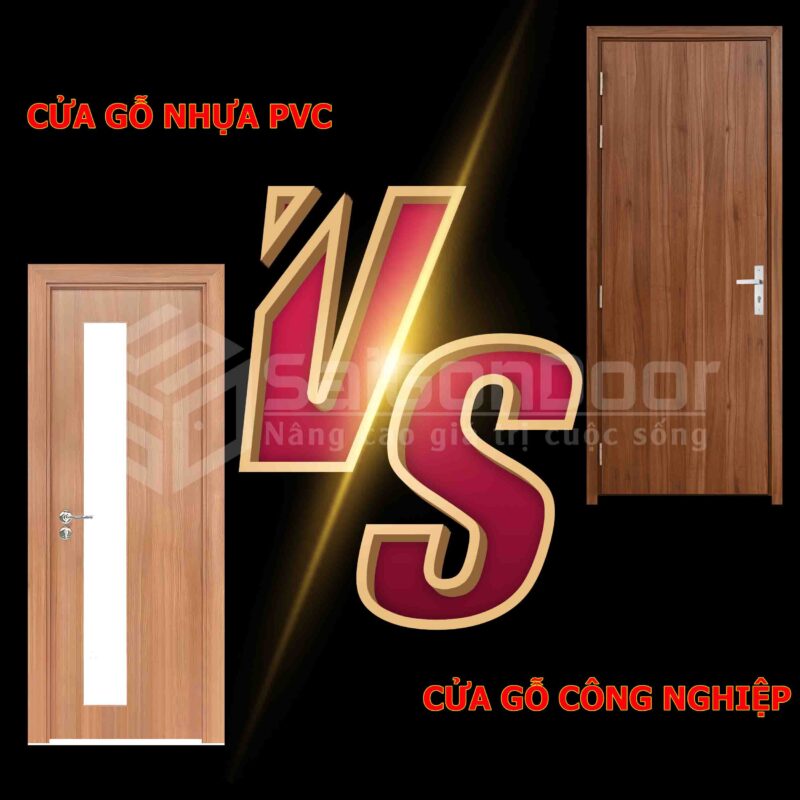 Nên sử dụng cửa gỗ nhựa PVC hay cửa gỗ công nghiệp